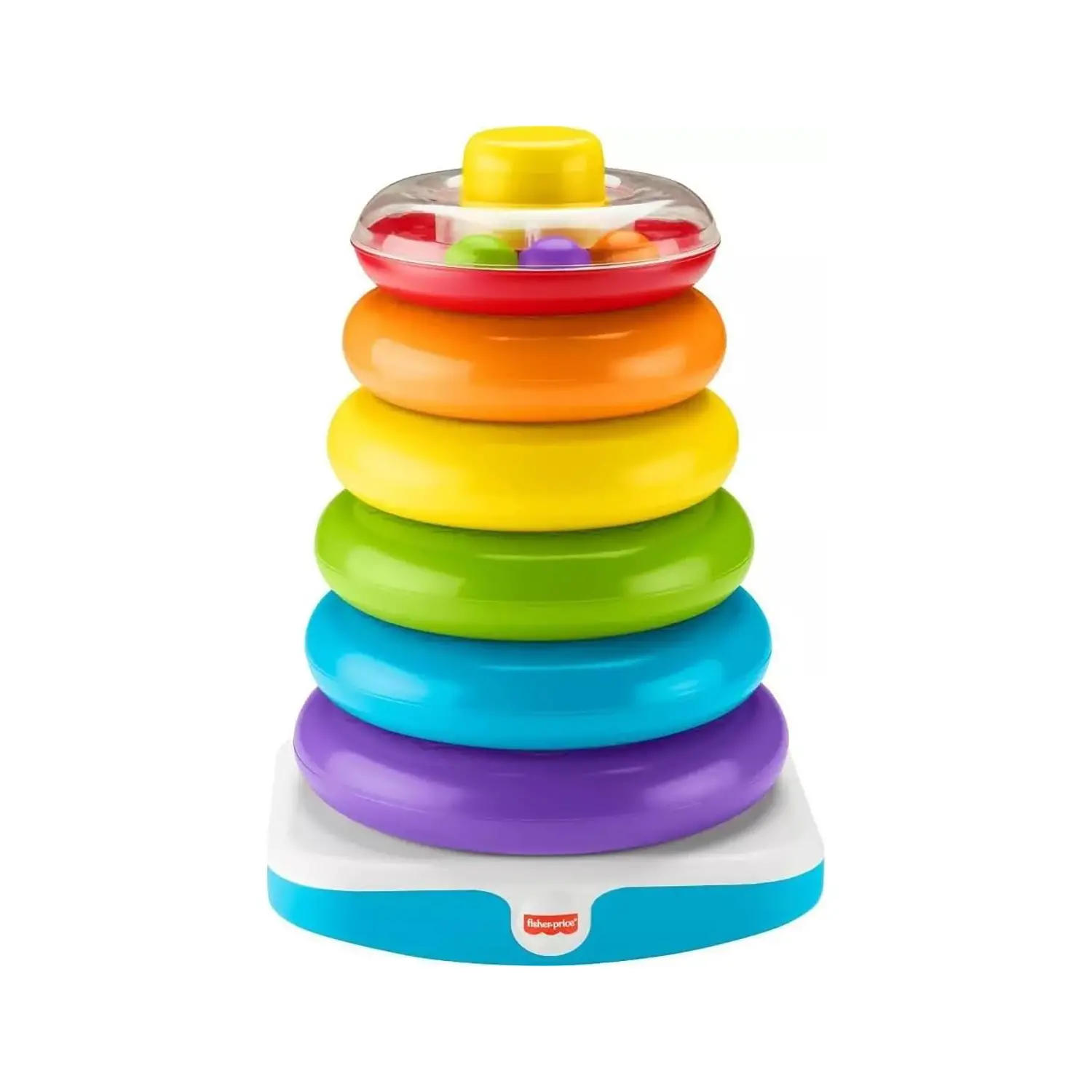 Piramide 5 Anelli Gigante - Fisher Price - Primi giochi