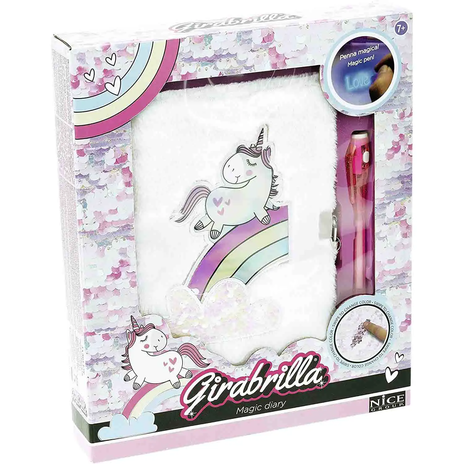 Girabrilla Unicorn Magico Diario -