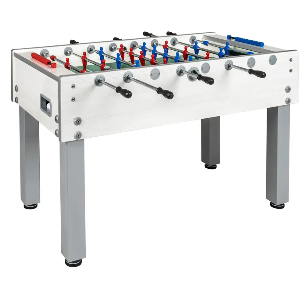 Calciobalilla G.500 Weatherproof Bianco - Aste Rientranti - tavoli gioco