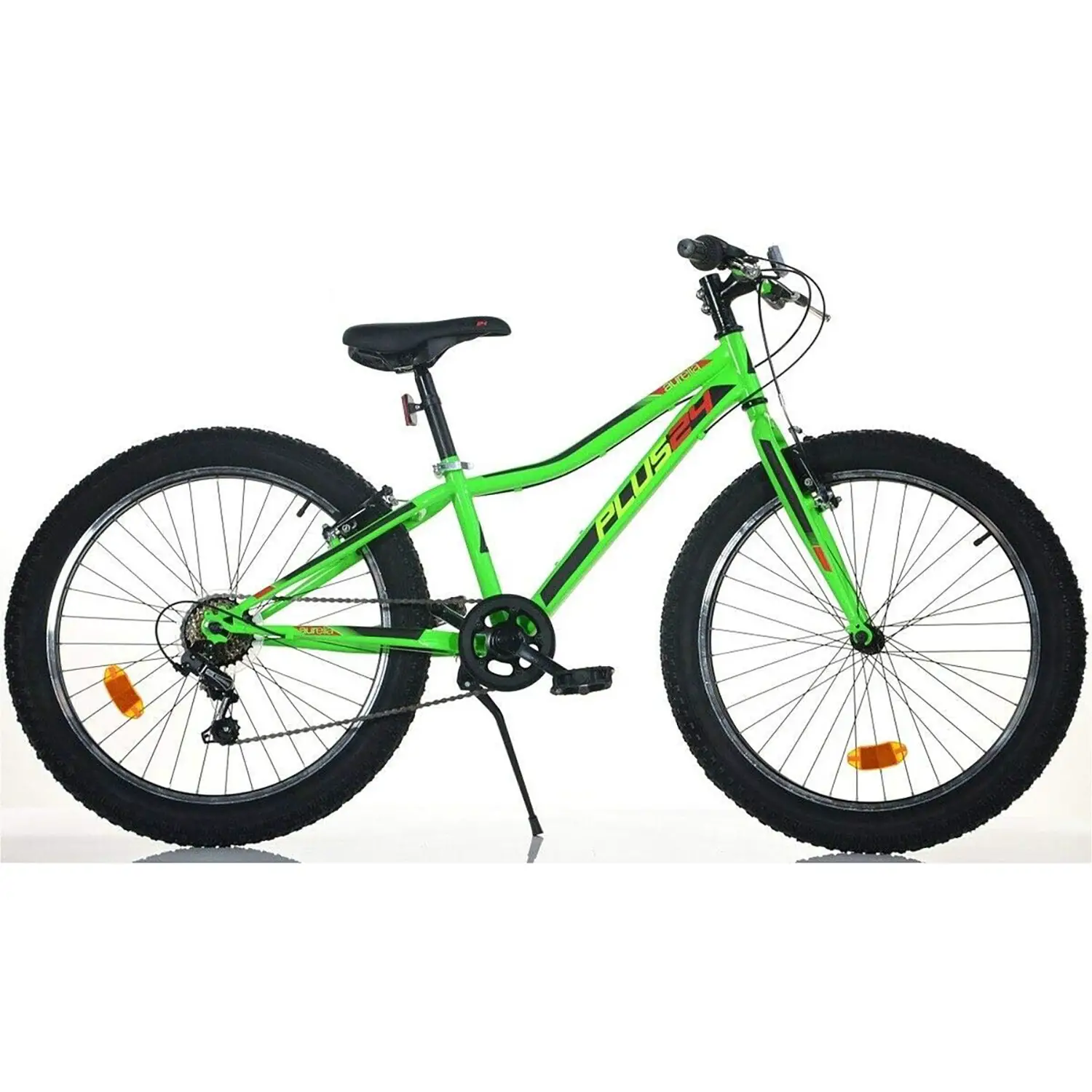 Bicicletta 24 Pollici MTB Plus Verde - biciclette bambini