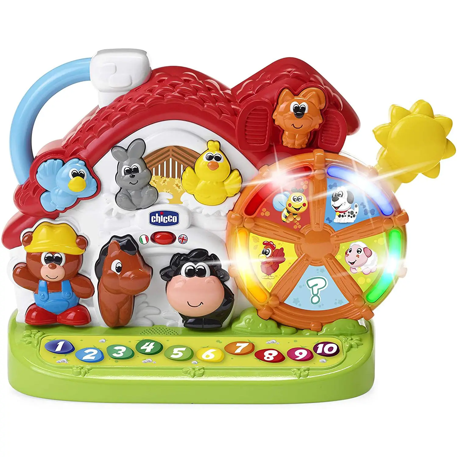 Chicco Abc Nuova Fattoria Parlante Interattivo Bilingue Italiano/Inglese - Primi giochi