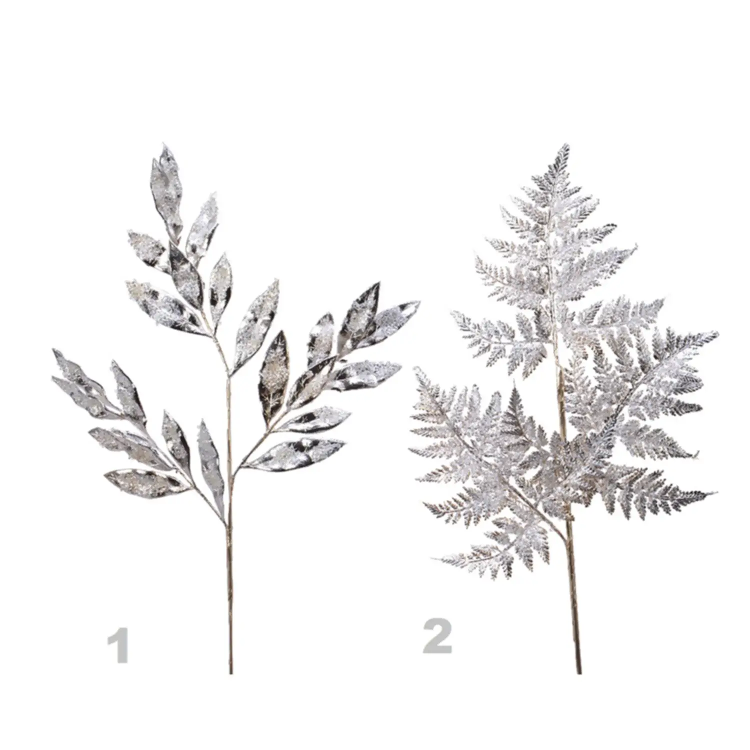 Foglia Effetto Spray Lucido Assortite – 33x75 cm - fiori e ghirlande