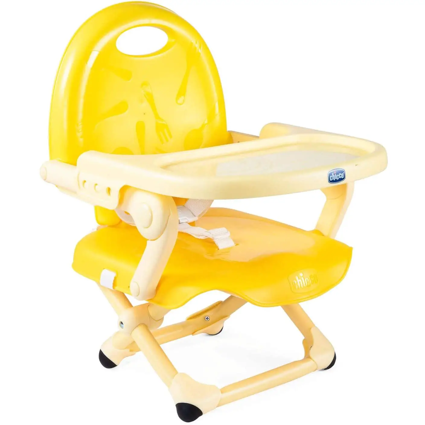 Rialzo Sedia Chicco Pocket Snack Giallo – Seggiolino Pappa Portatile per Bambini 6-36 Mesi - rialza sedie