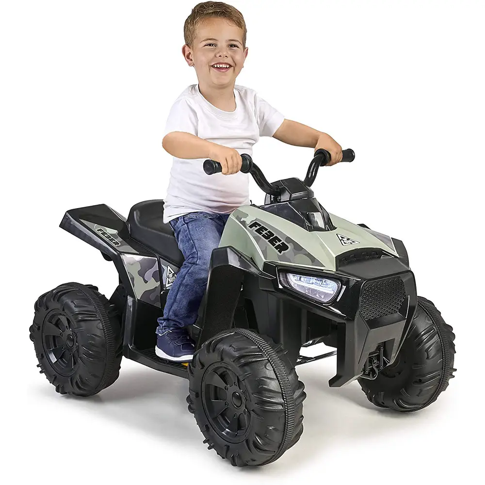 Moto Elettrica per Bambini Feber Quad Boxer 12V – Veicolo Elettrico - moto