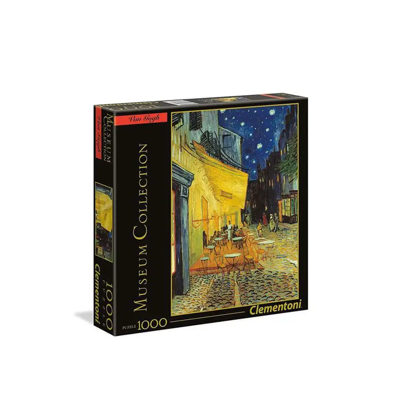 Puzzle 1000 Pezzi Van Gogh – Cafe Terrace At Night – Clementoni Museum Collection - puzzle adulti