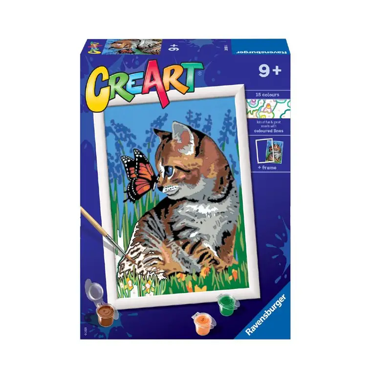 Creart Gattino e Farfalla - creatività