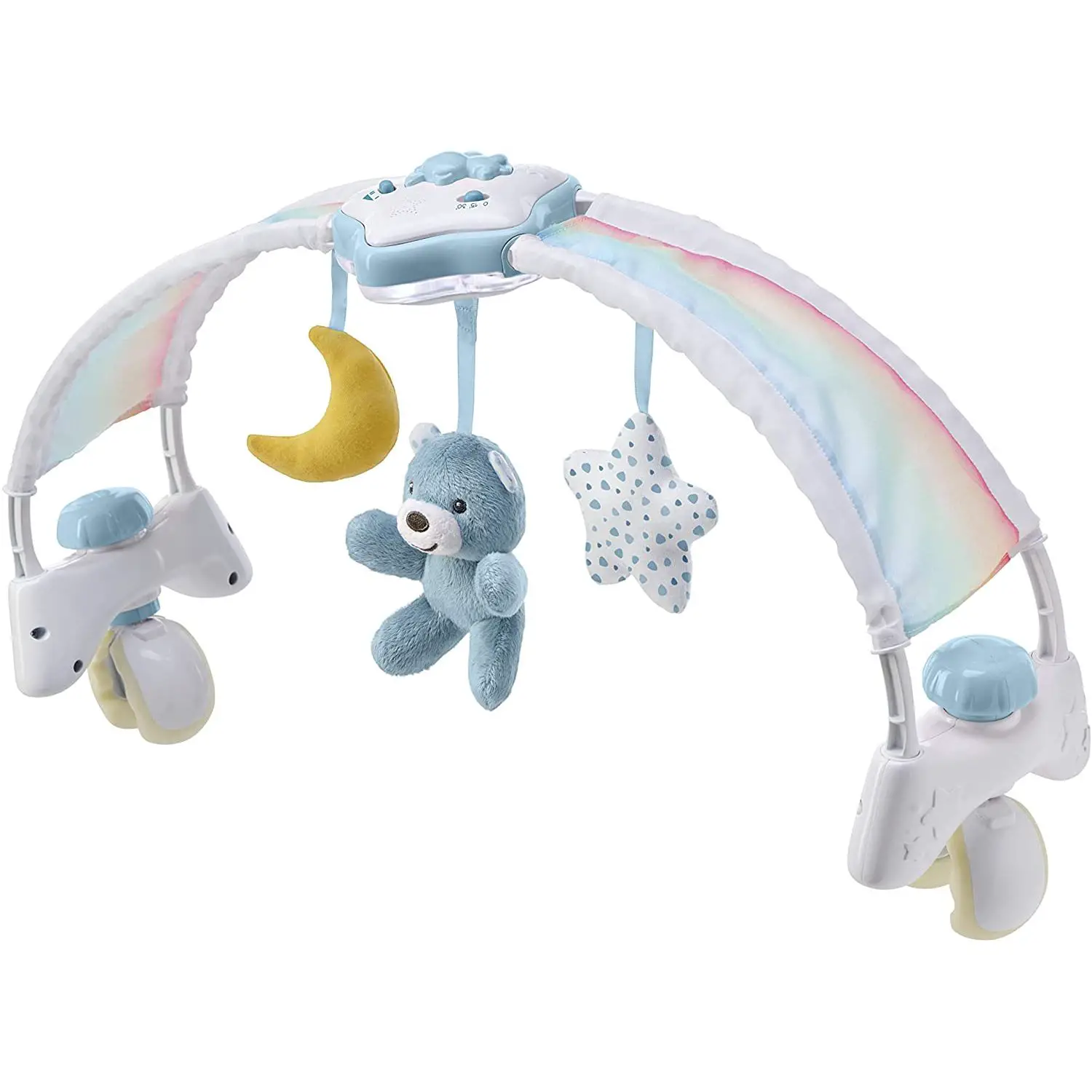Chicco First Dream Rainbow Bed Arch Blue – Pannello Evolutivo 2in1 per Lettini e Culle - giochi da viaggio