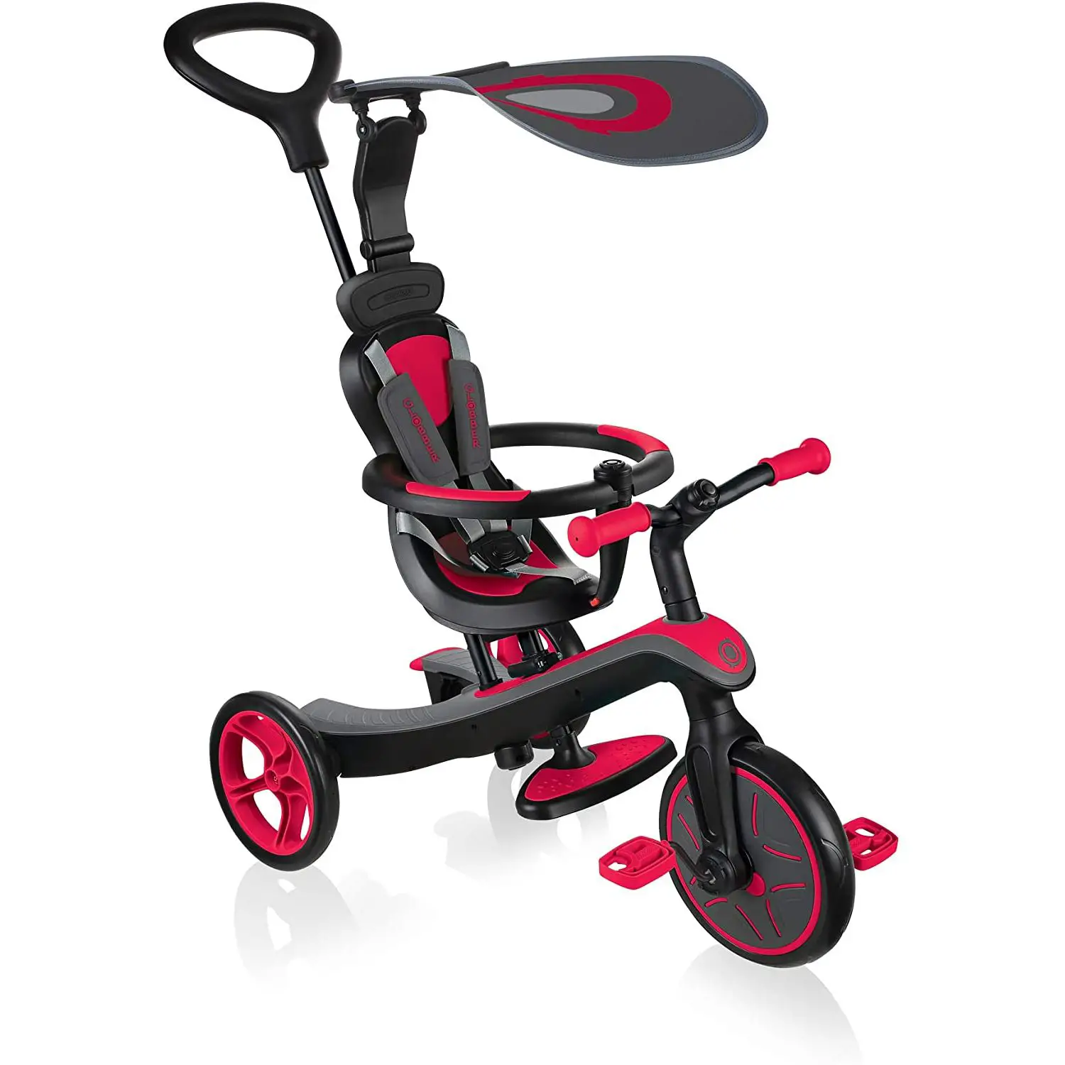 Triciclo Globber Xplorer Trike 4 in 1 – Rosso - Tricicli e primi passi