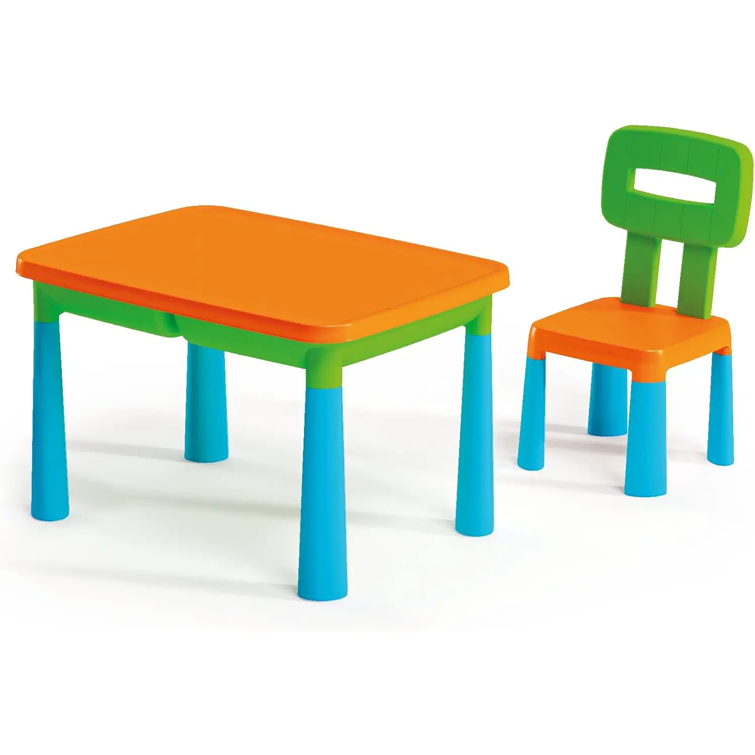 Set Tavolo e Sedia Multicolor – Angolo Creativo per Bambini - estivo mare