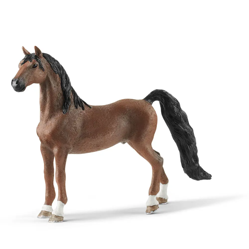 Schleich Castrone America Saddlebred - Cavallo Realistico in Resina - Animali