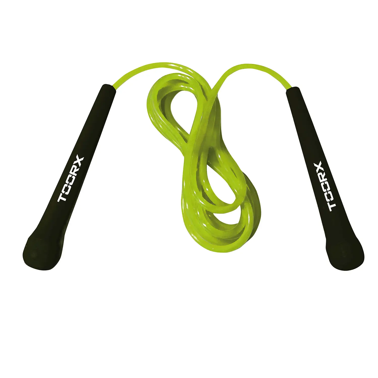 Corda da Salto Veloce TOORX – PVC Verde Lime-Nero - elastici e corde per saltare