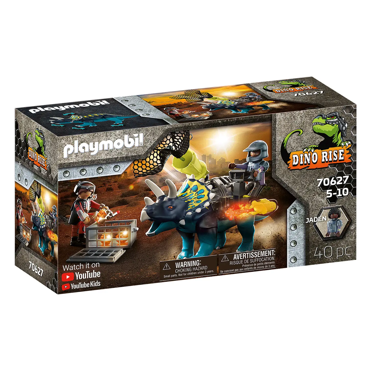 Triceratopo: Assalto alle Pietre Leggendarie Playmobil Dino Rise - playmobil