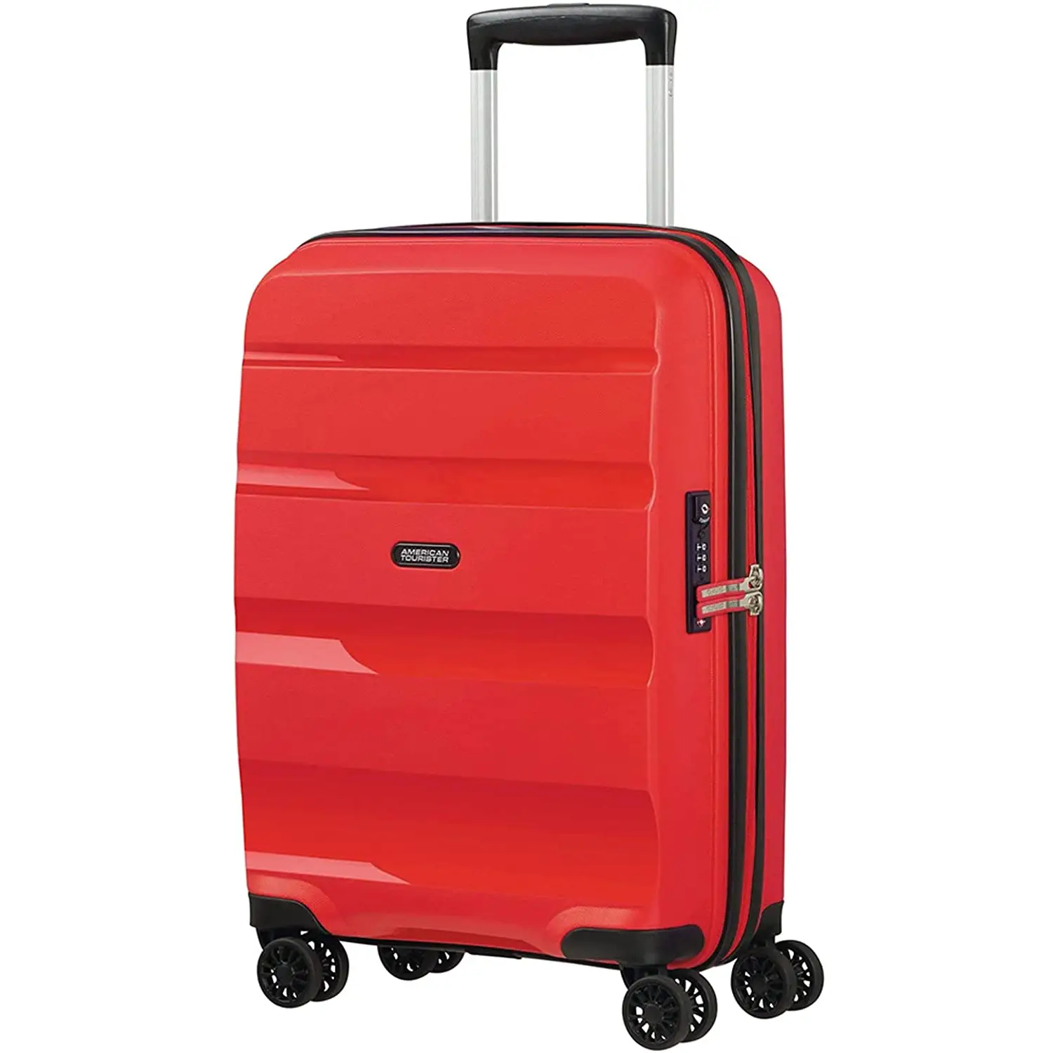Trolley Bagaglio a Mano Bon Air Dlx Spinner 55/20 Tsa 4 Ruote Magma Red - valige e borse da viaggio