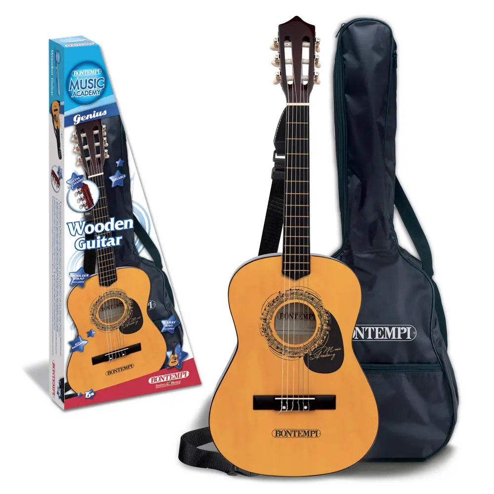 Chitarra Classica in Legno 92 cm. con Tracolla e Borsa - strumenti musicali