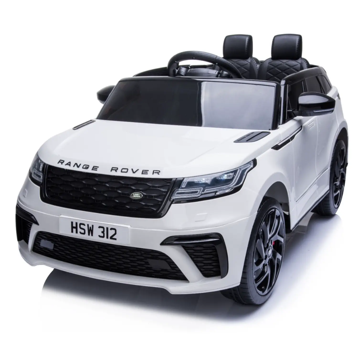 Auto Elettrica per Bambini 12V Land Rover Velar Bianco - auto