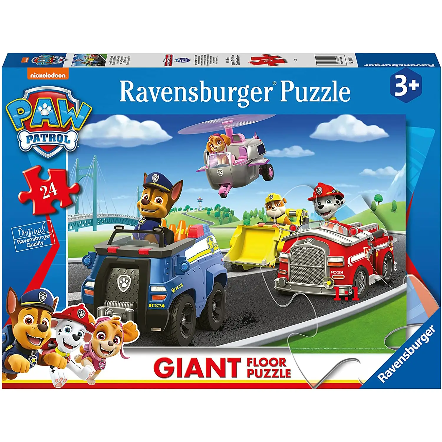 Puzzle 24 Pezzi Giant Paw Patrol - Puzzle in cartone