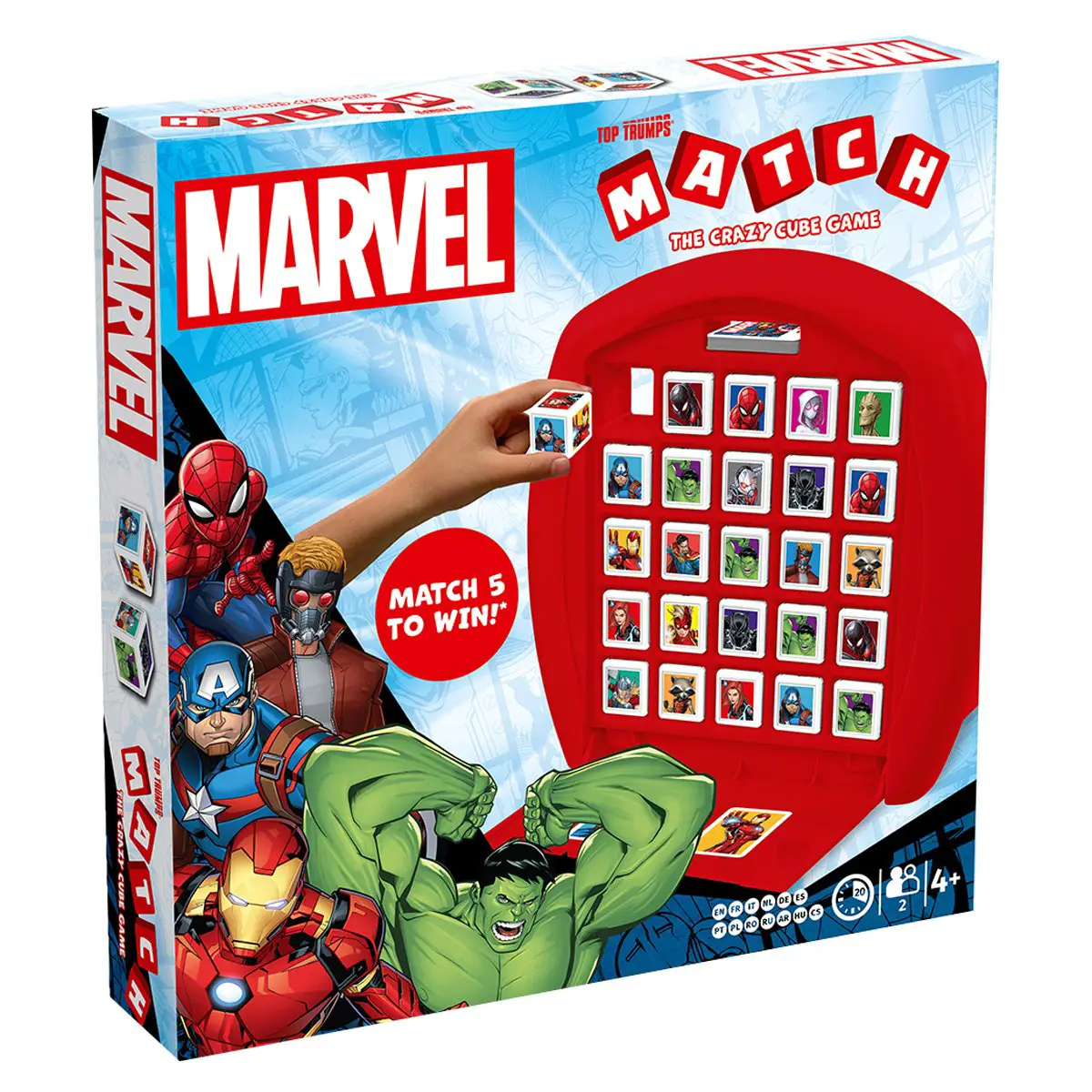 Top Trumps Match Marvel – Gioco da Tavolo Strategico - Giochi di società