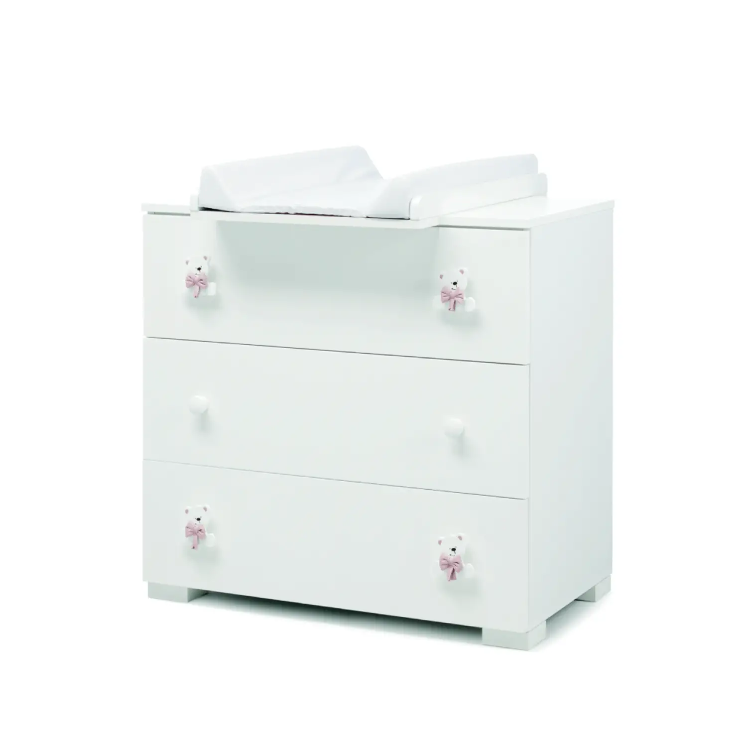 Comò Tato Bianco Rosa - Erbesi - collezioni