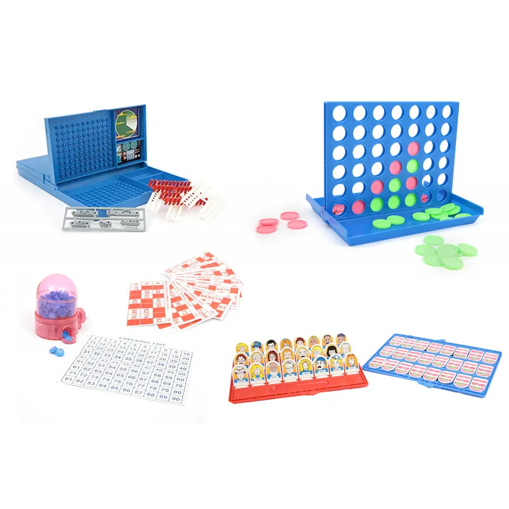 Giochi da Viaggio 4 in 1 - Giochi di società