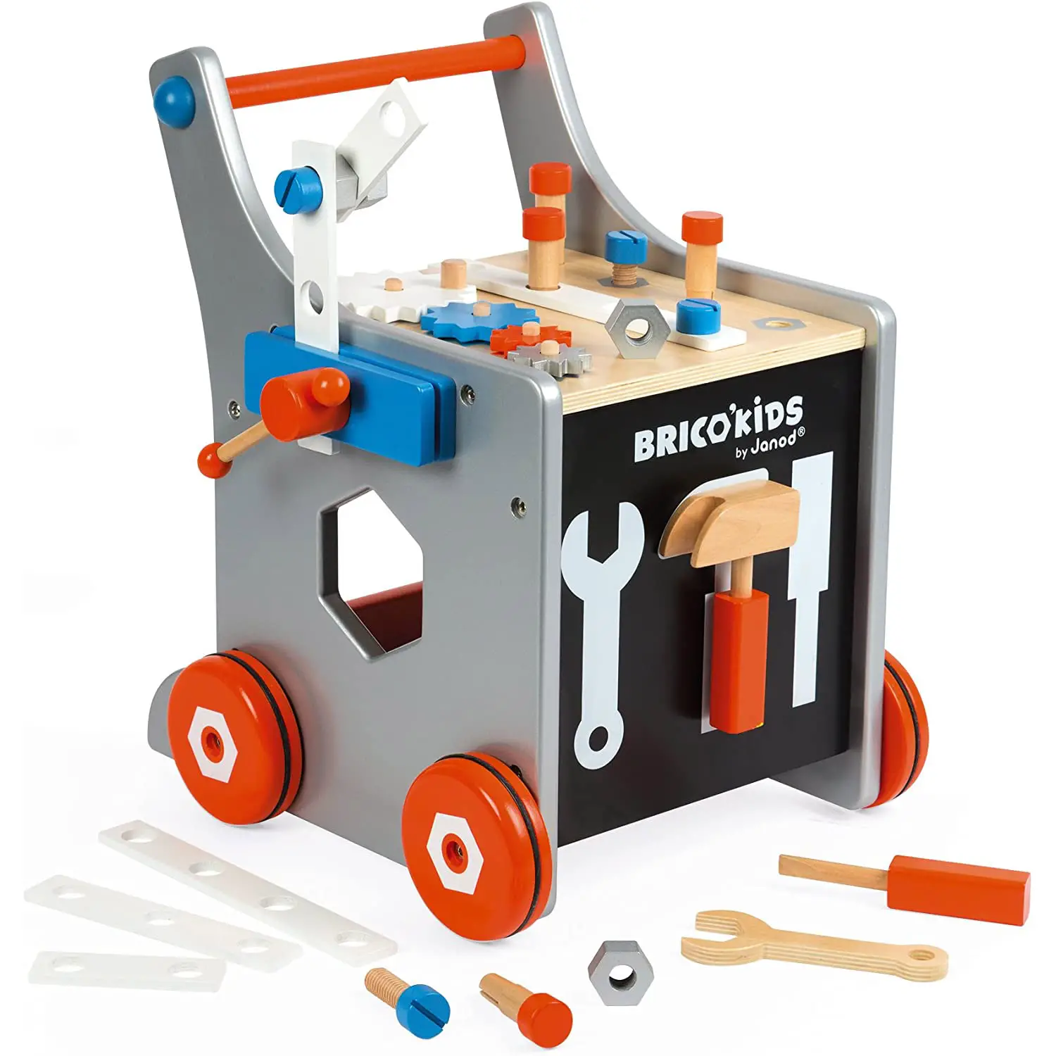 Carrello Porta Attrezzi Magnetico Brico’Kids – Janod - Primi giochi