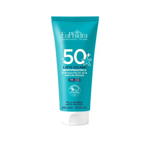 Euphidra Solari Latte Dermopediatrico 50+ 200 ml - creme solari