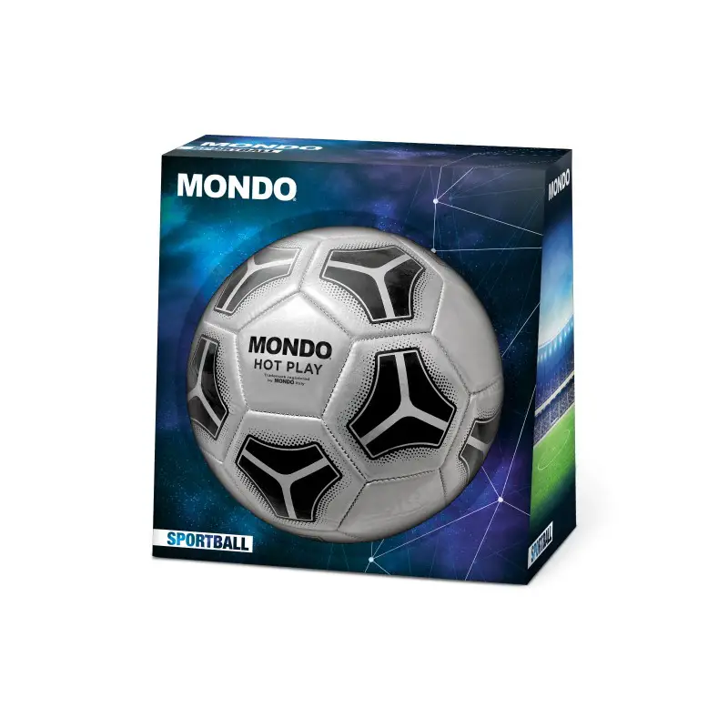 Pallone Calcio Cuoio Cucito Hot Play Misura 5 In Scatola - Palle e palloni