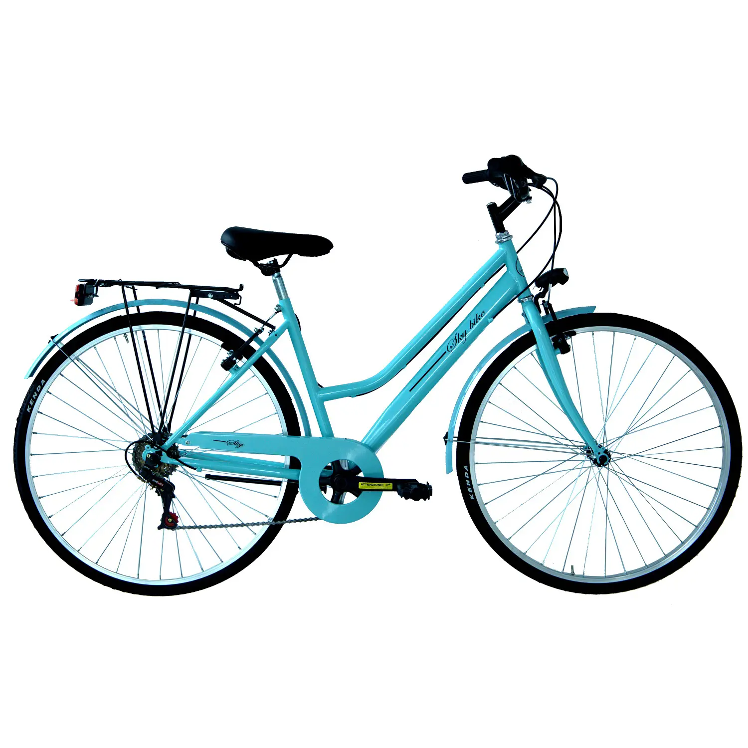 Bici per Adulti Bicicletta 28 Pollici Donna City Bike Azzurro - biciclette adulti