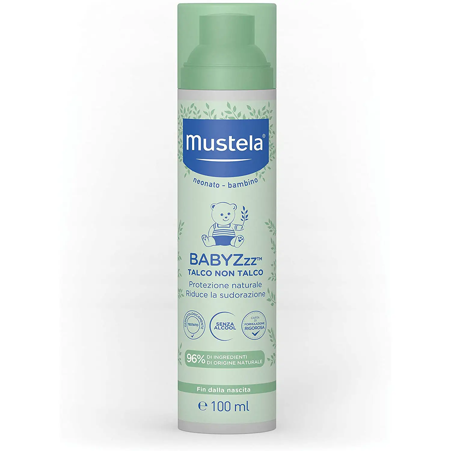 Mustela Babyzzz Talco non Talco Lozione 100ml – Protezione contro le Zanzare - cosmesi e igiene