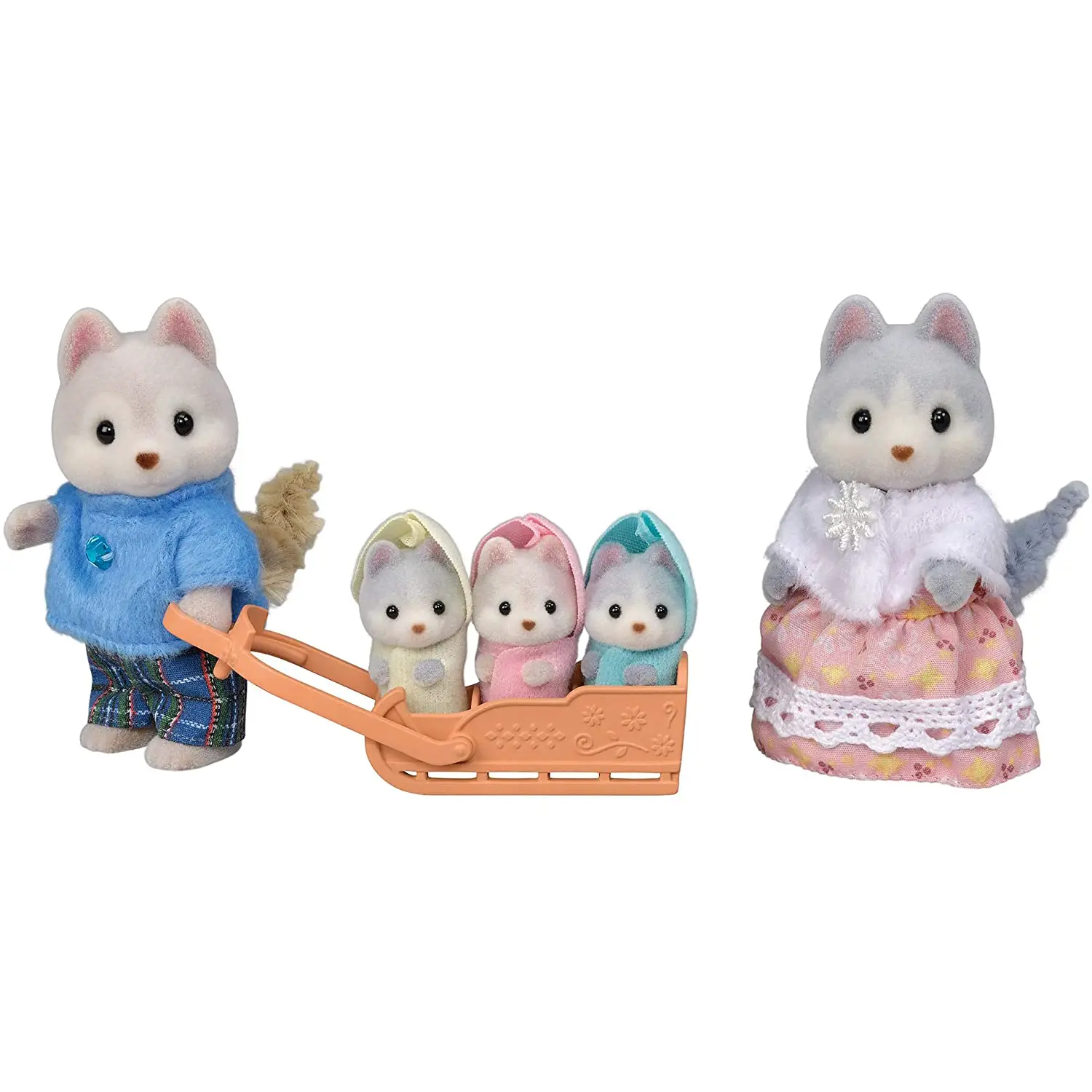 Sylvanian Families Famiglia Husky - play set e accessori bambole