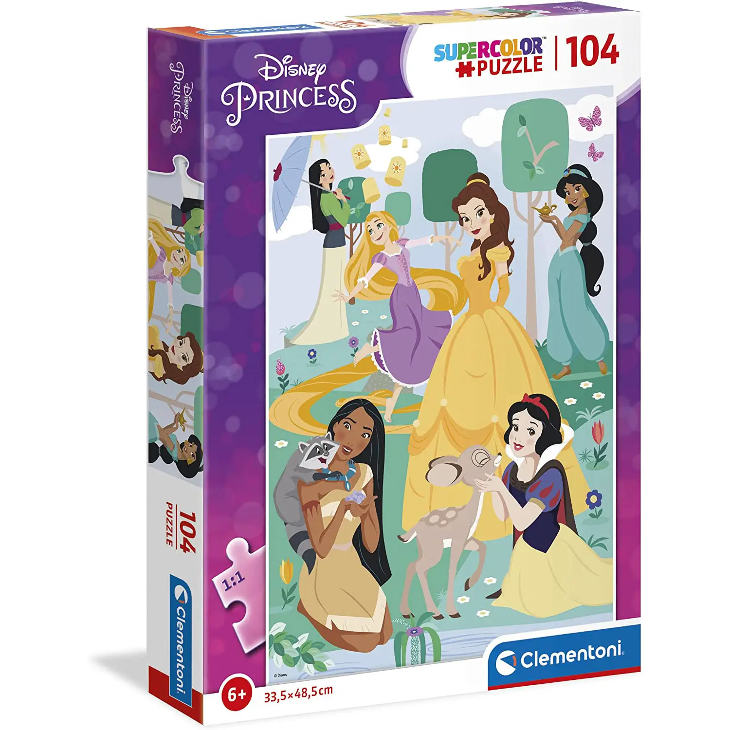 Puzzle 104 Pezzi Princess - Puzzle in cartone