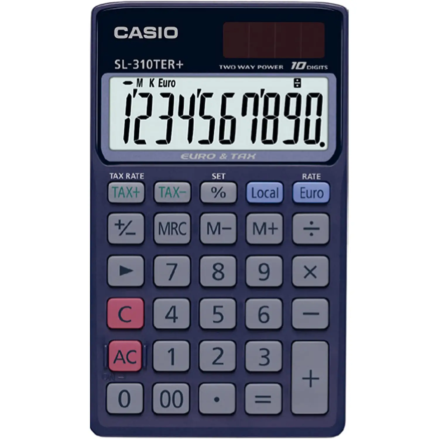 Calcolatrice Tascabile Casio SL-310TER+ – Compatta, Pratica e Precisa - Accessori ufficio