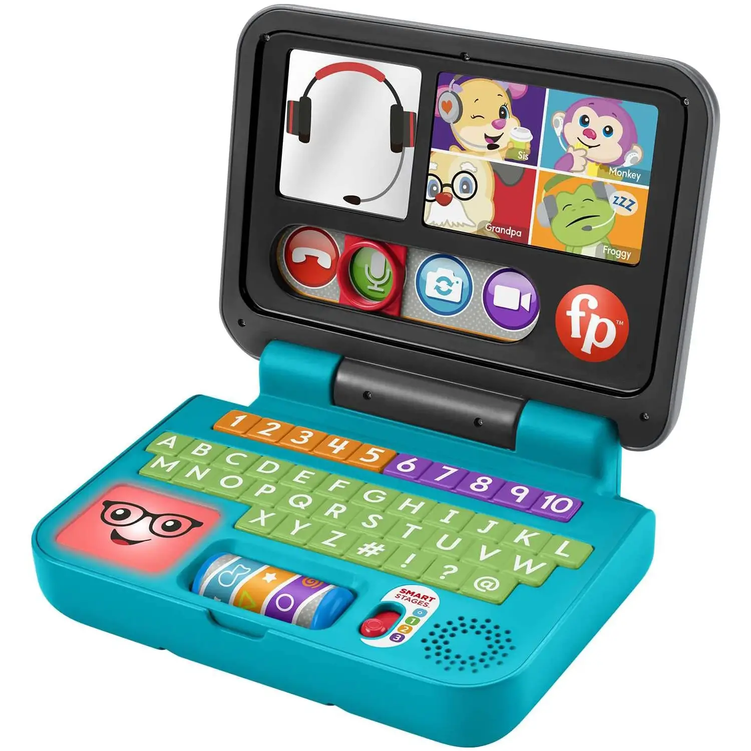 Fisher Price Il Mio Primo Laptop Giocattolo Elettronico - Per Bambini 6-36 Mesi - Primi giochi