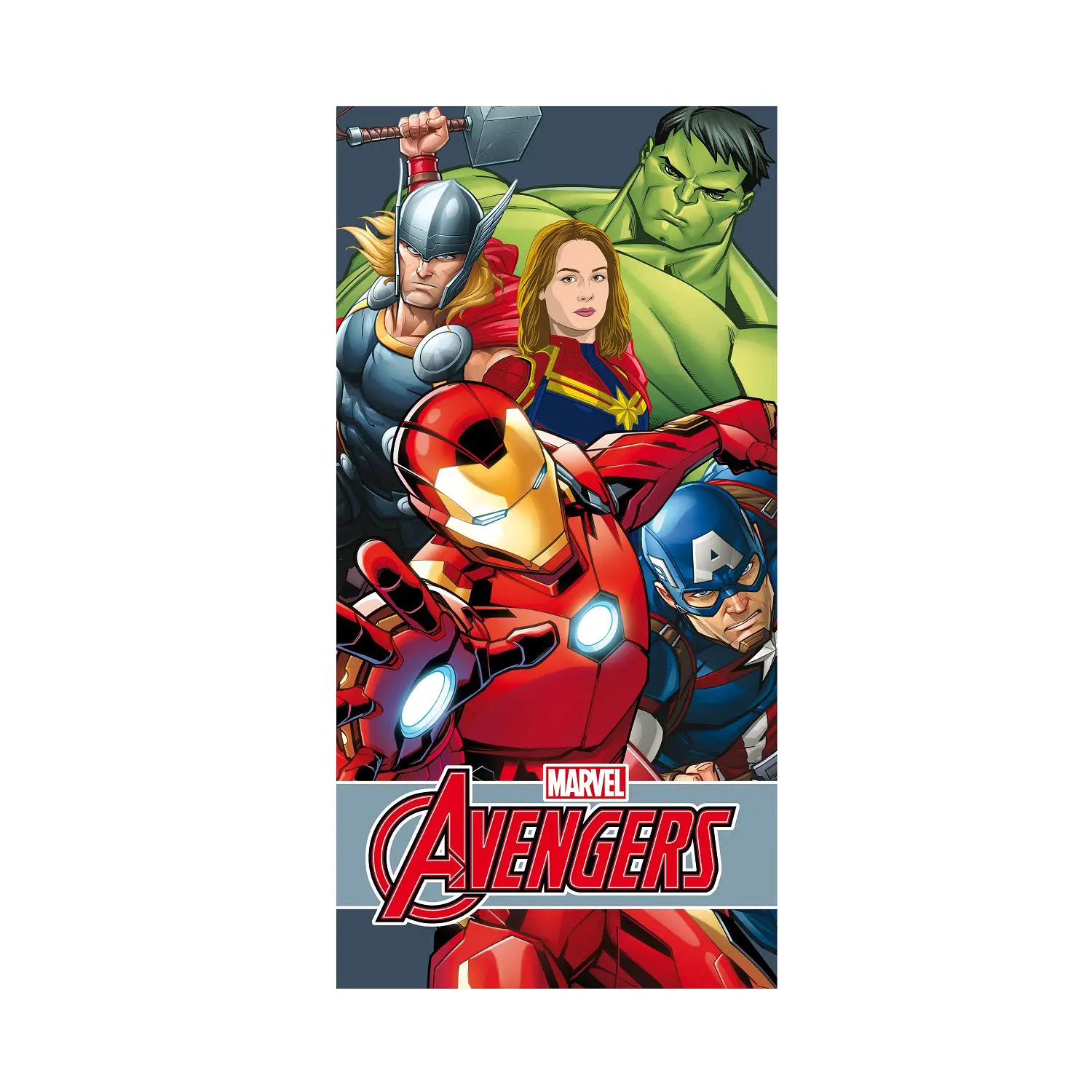 Telo Mare Avengers 70x140 cm – Estate da Supereroi Marvel - accessori stagionali