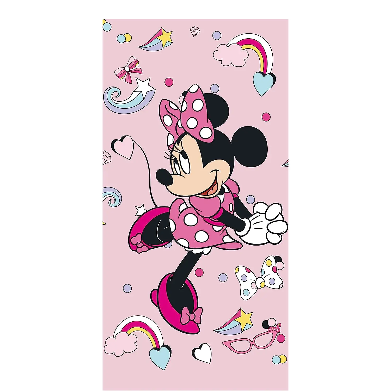 Telo Mare Minnie Mouse – 70x140 cm, 100% Cotone - accessori stagionali