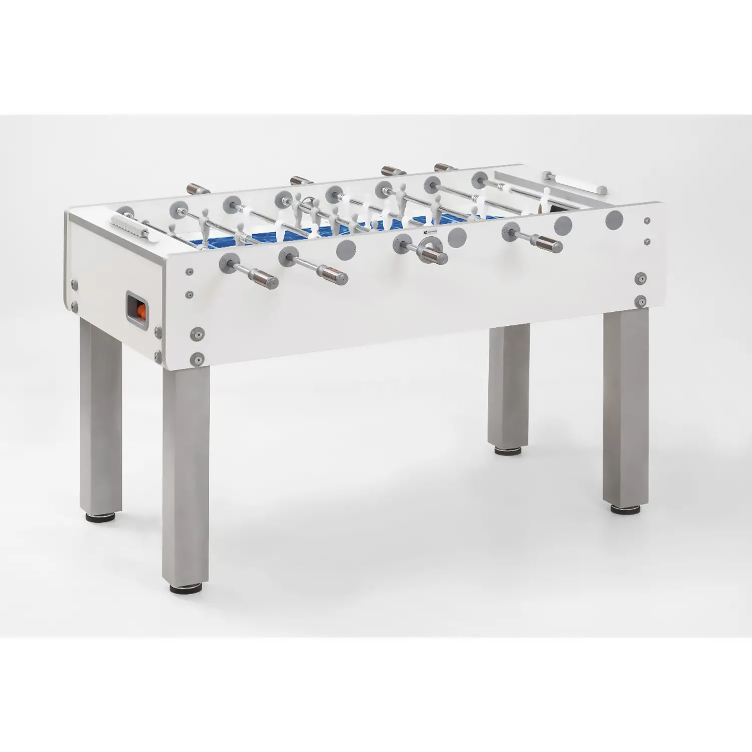 Biliardino Calcio Balilla G-500 Pure White H2O - Aste Rientranti Garlando - tavoli gioco