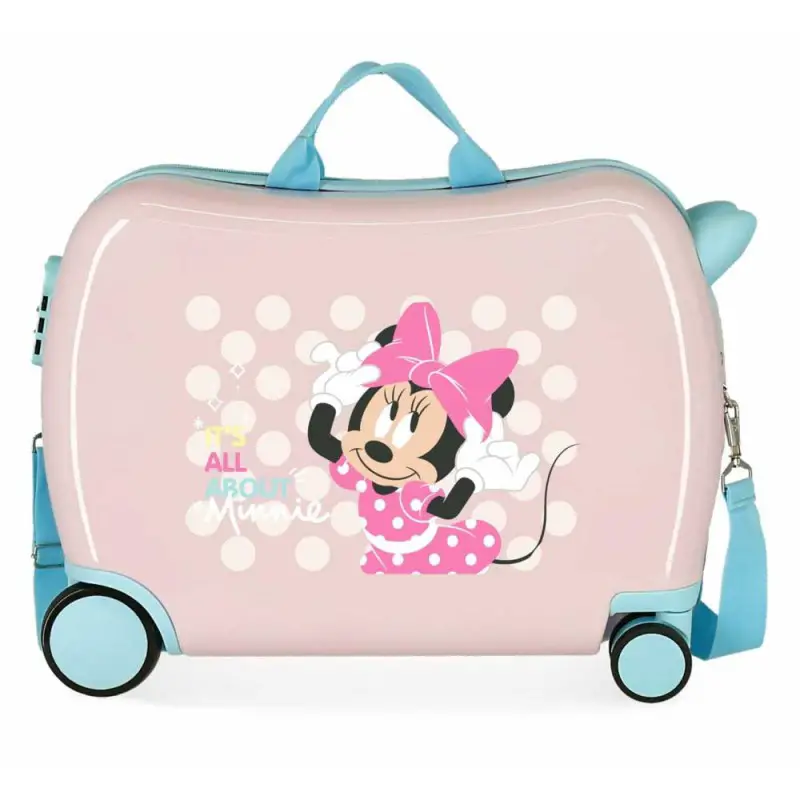 Minnie Play All Day Trolley da Viaggio Cavalcabile Abs 4 Ruote -