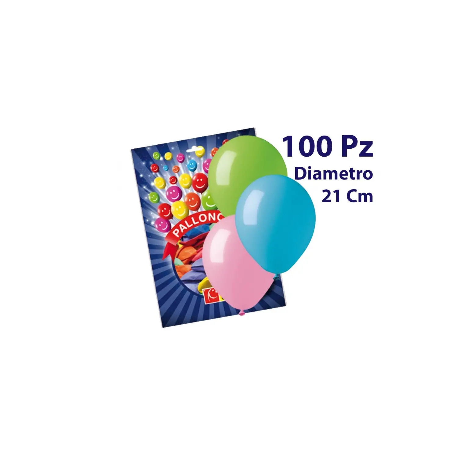 Palloncini Assortiti Confezione 100 Pezzi - party