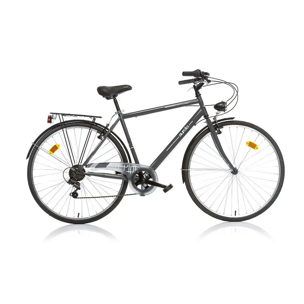 Bici da Uomo Bicicletta 28 Pollici Trekking Grigio - biciclette adulti
