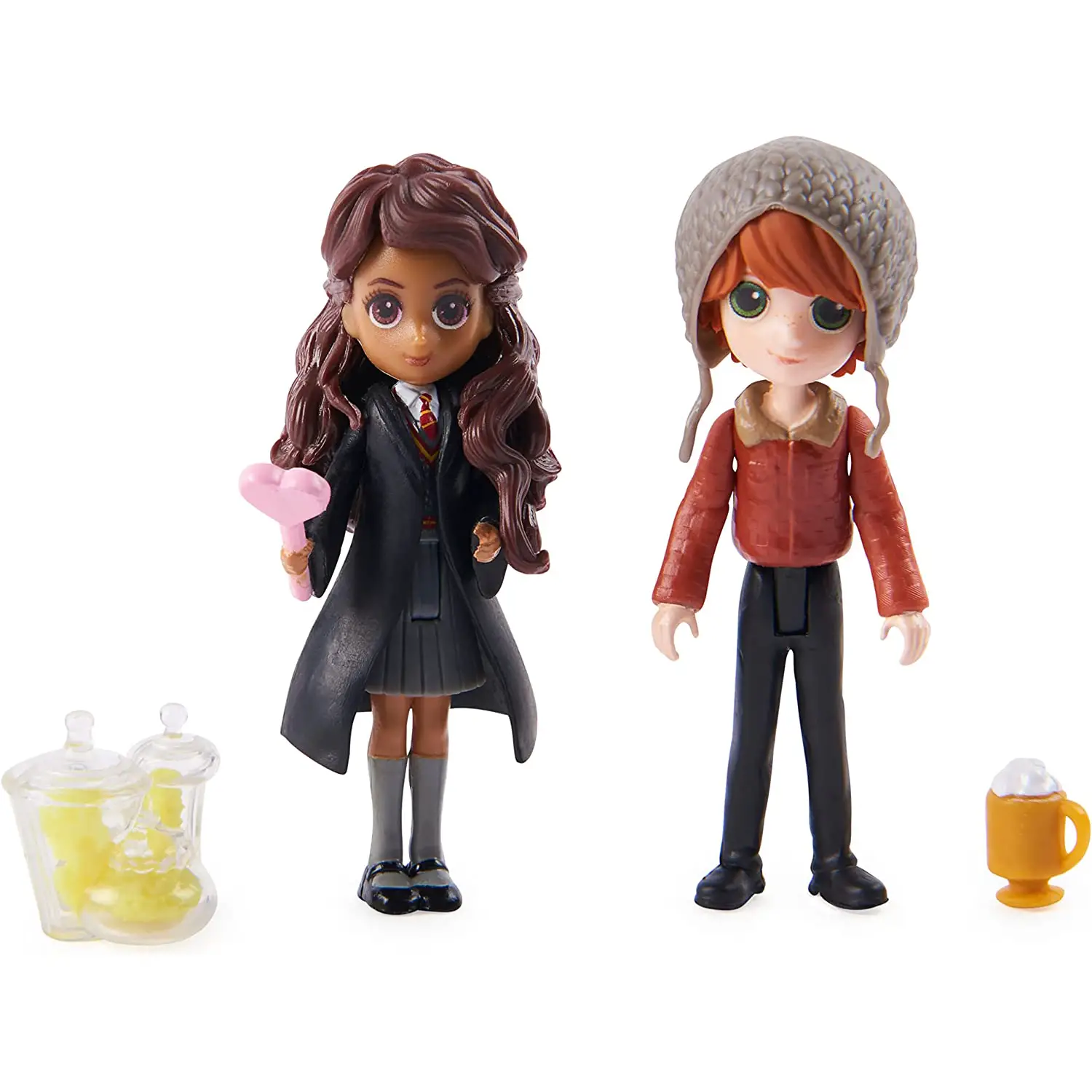 Harry Potter – Set Amicizia Hogsmeade: George Weasley & Cho Chang - action figures ed accessori