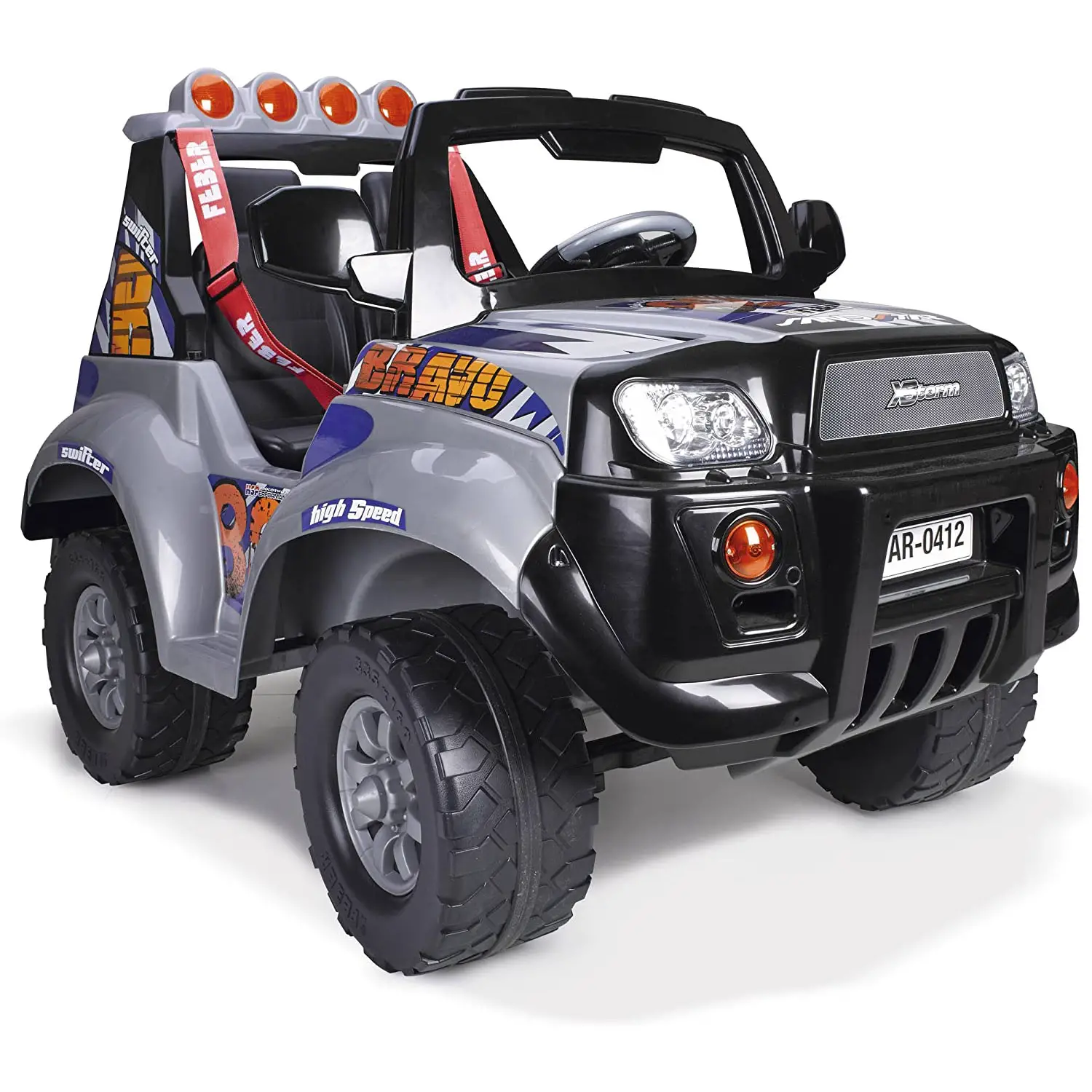 Auto Fuoristrada Elettrica per Bambini Feber X-Storm Bravo High Speed 12v Famosa 800006466 - auto