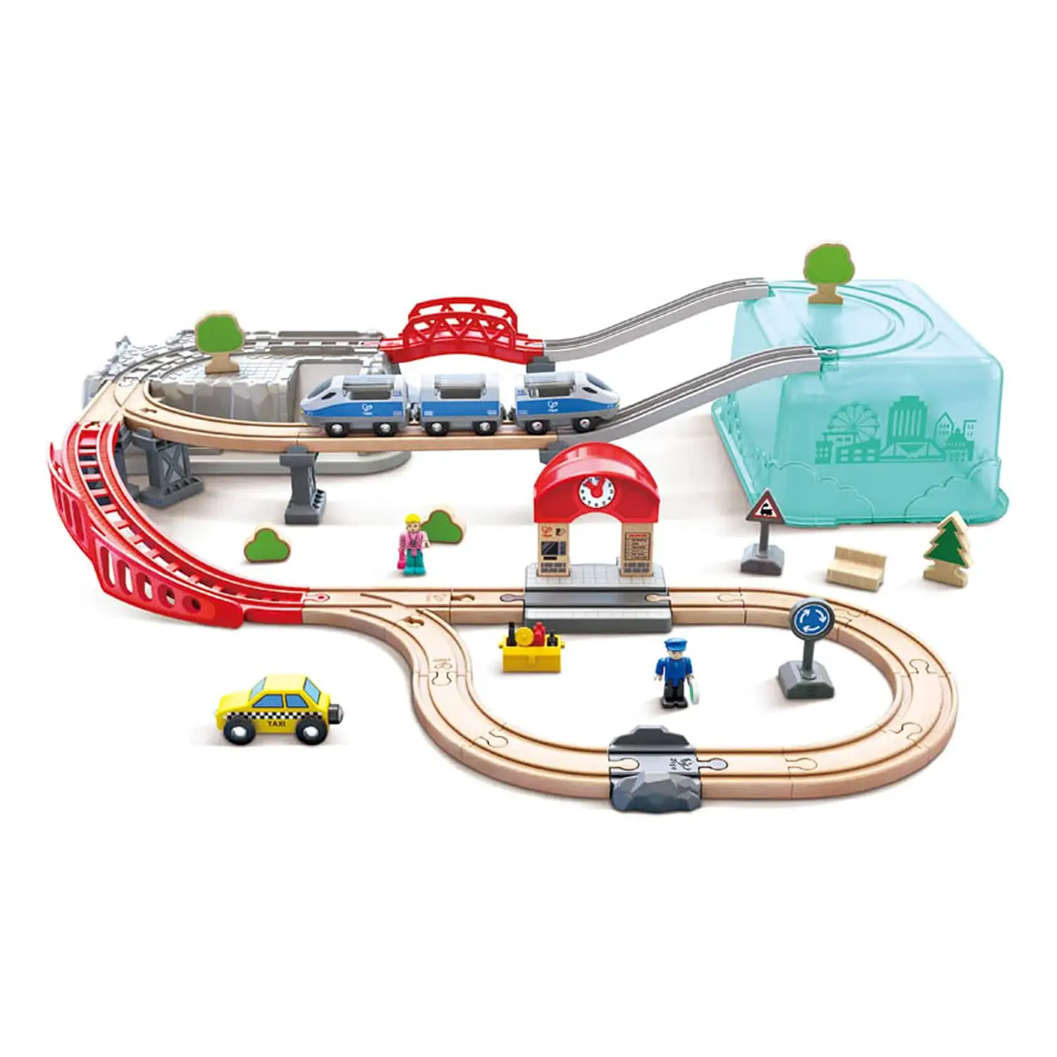 City Train Bucket Set - Veicoli, garage e piste