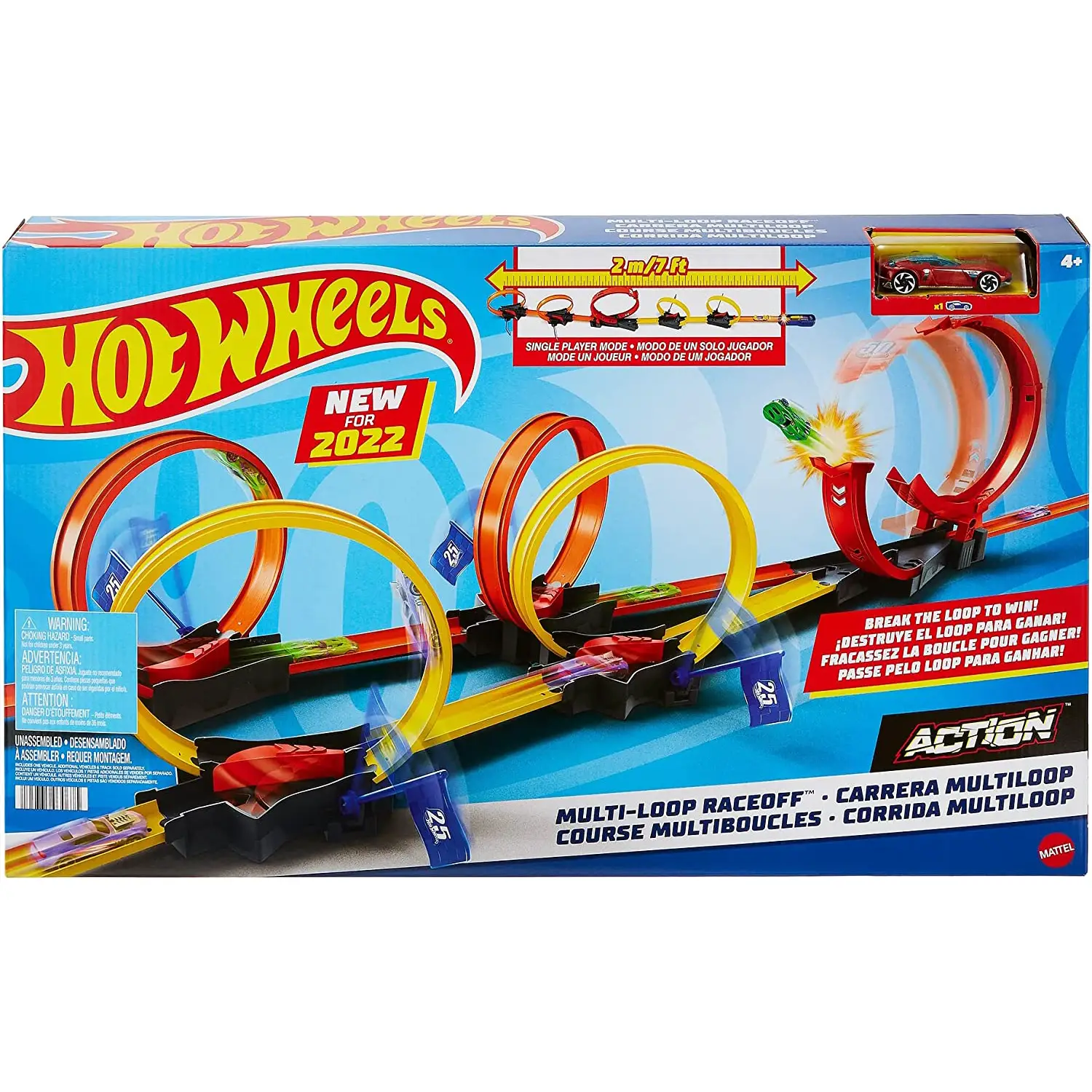 Hot Wheels Action Pista Multi Loop Race-off - Veicoli, garage e piste