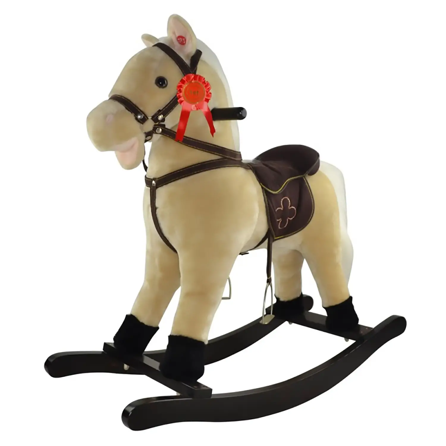 Sport1 Cavallo A Dondolo Con Suoni - Beige - peluches 0/36 mesi