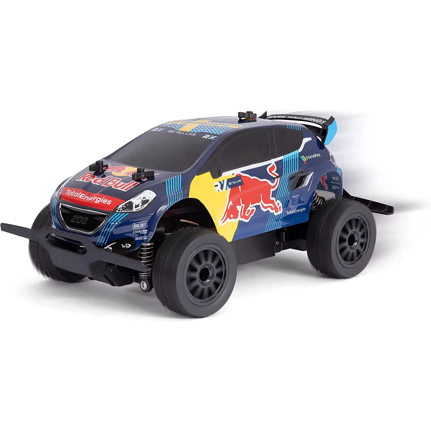 Auto Radiocomandata Red Bull Peugeot WRX 208 Rallycross 2.4 GHz – Hansen D/PRC - radiocomandi