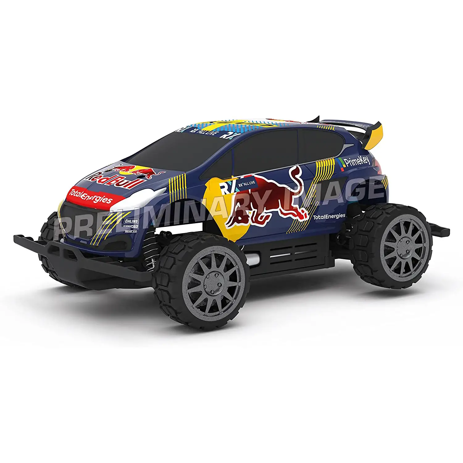R/C Red Bull Peugeot WRX 208 Rallycross 2,4 GHz – Carrera Profi - radiocomandi