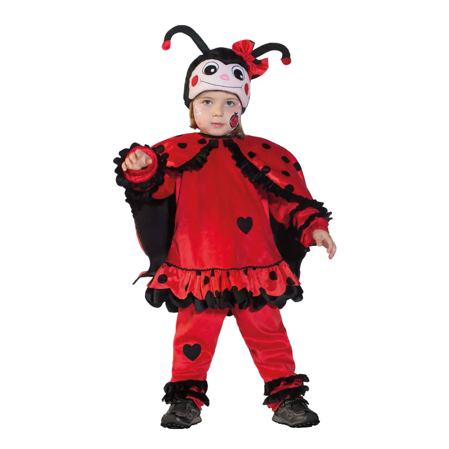 Costume Coccinella Baby - Taglia 6/12 mesi - abiti bambino e bambina