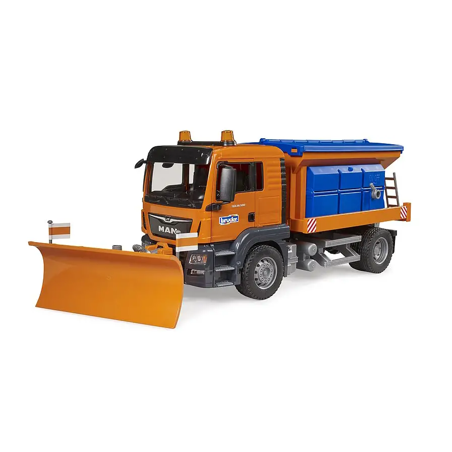 Man Tgs Camion Spargisale E Spazzaneve Giocattolo Bruder 03785 - modellini