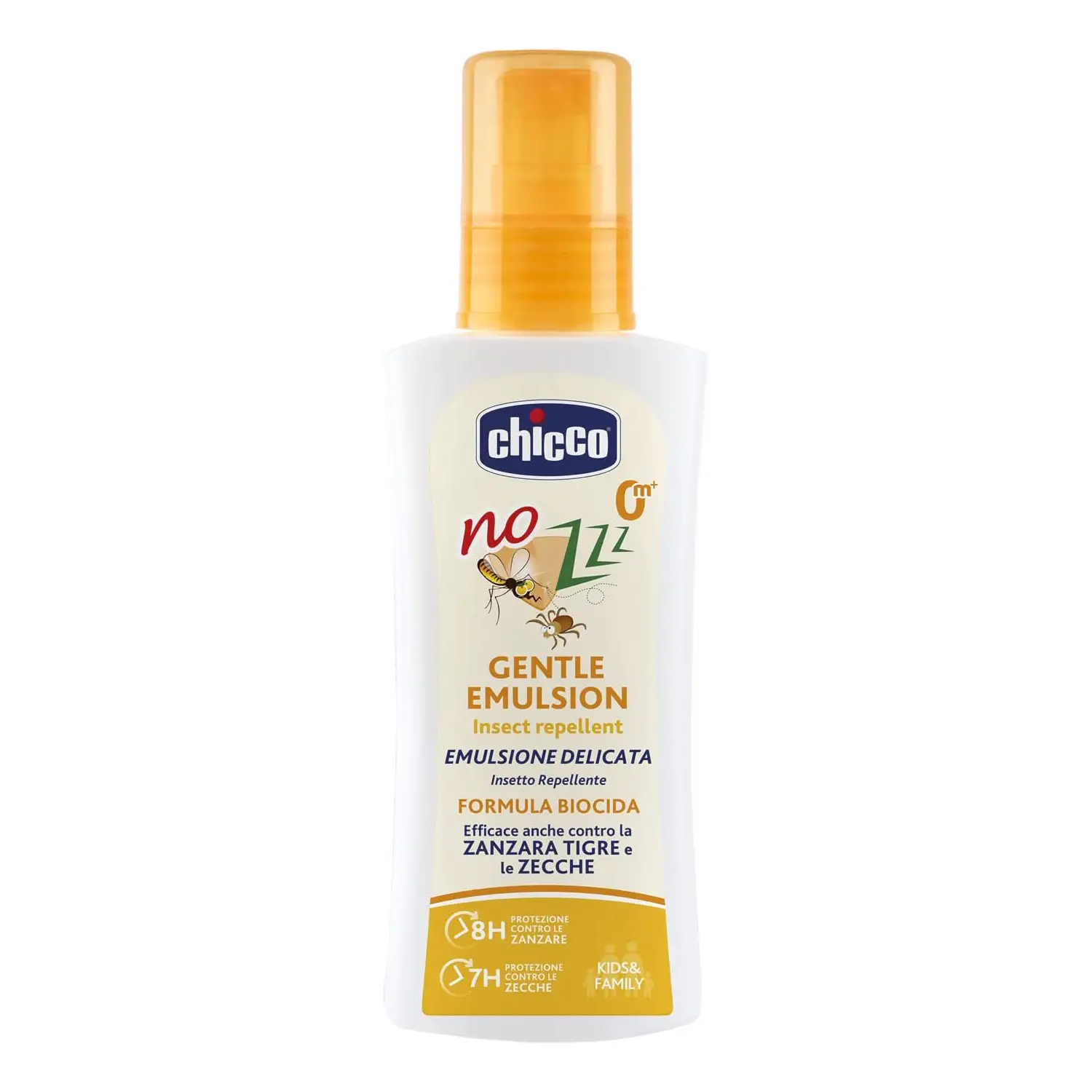 Zzzzz No Lozione Insetto Repellente Protezione Delicata 100 Ml - anti zanzare