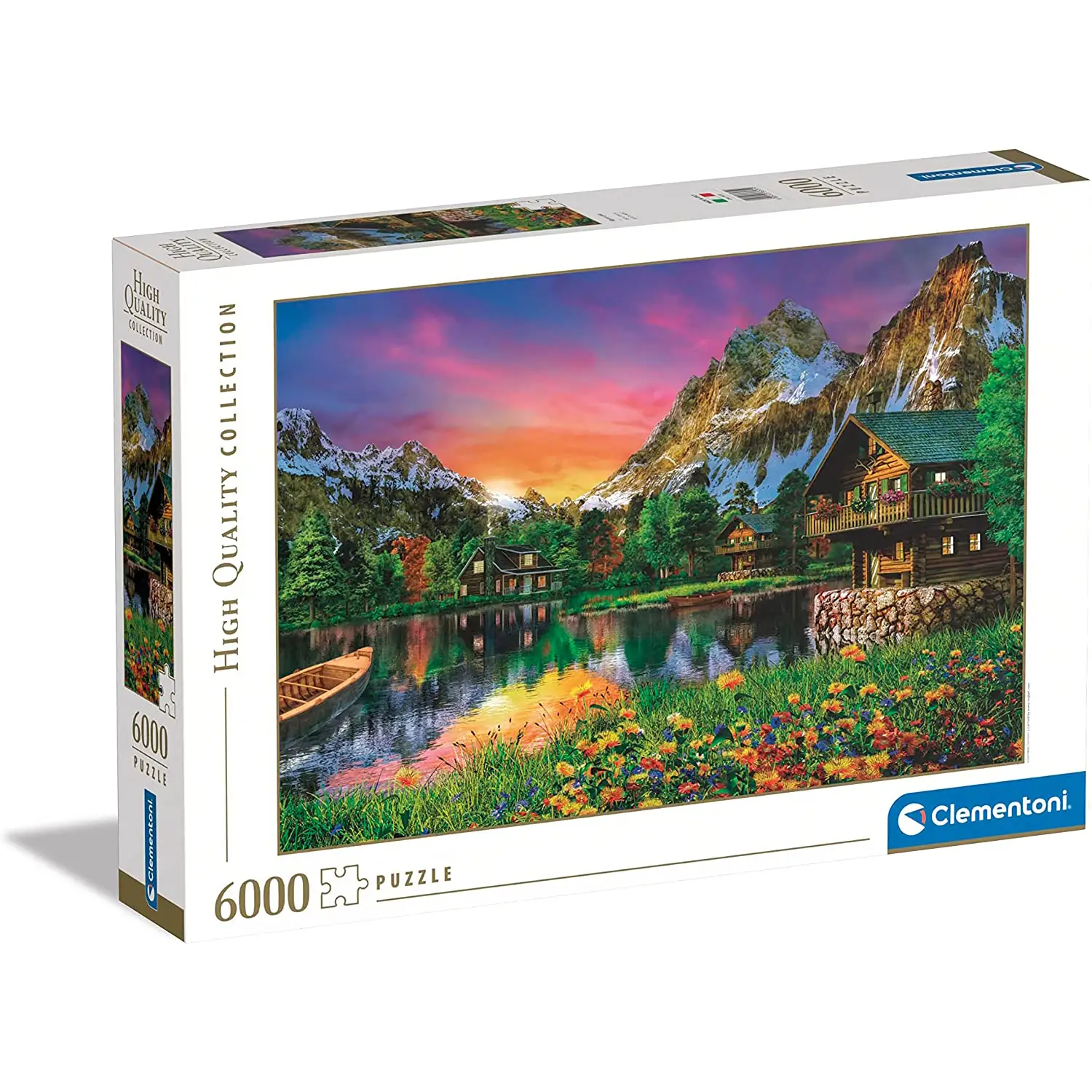 Puzzle 6000 Pezzi HQC Alpine Lake - Clementoni - puzzle adulti
