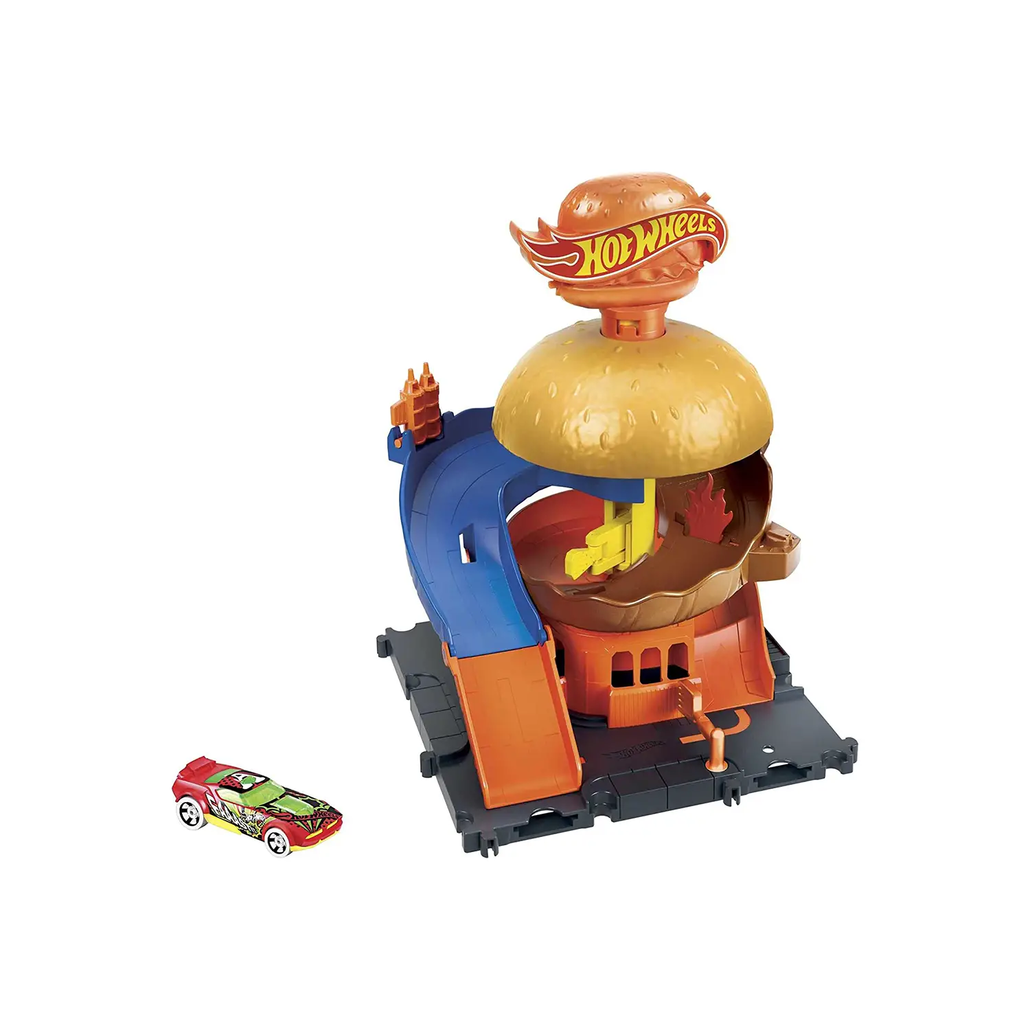 HOT WHEELS CITY BURGER BLITZ HDR26 - action figures ed accessori